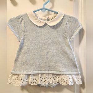 Janie and Jack - light blue, cotton, set